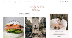 Desktop Screenshot of madeleineshaw.com